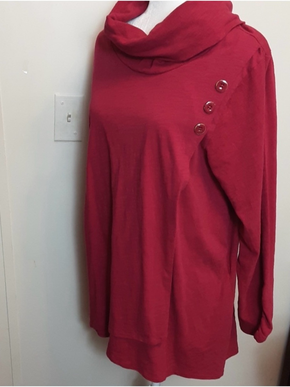 Habitat Deep Pink Cowl Neck - Picture 2 of 4